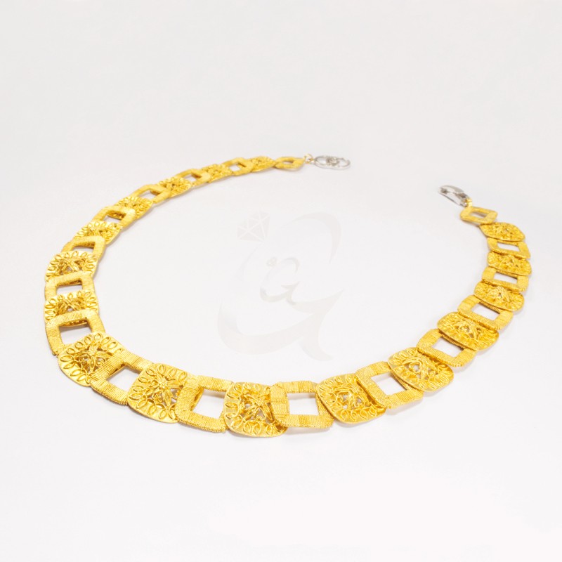 Goldlery 24K Gold 'Pirun' Necklace