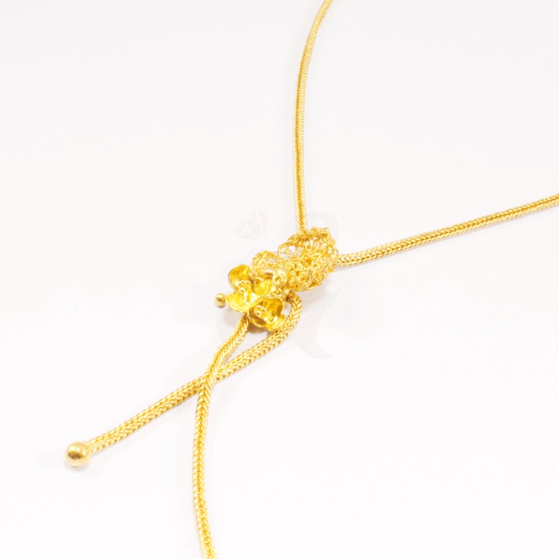 Goldlery 24K Gold 'Alina' Necklace