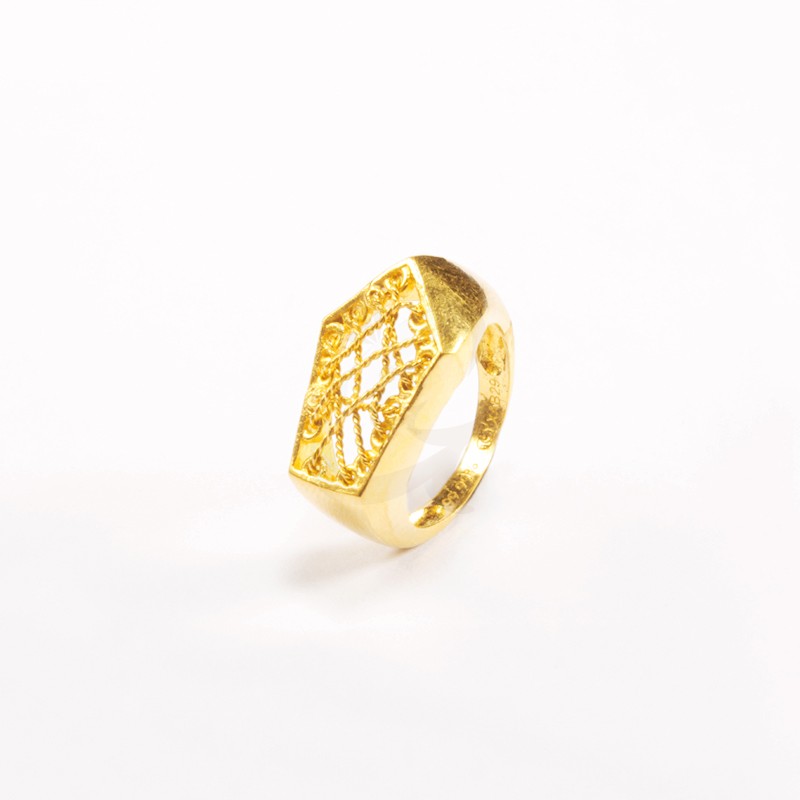 Goldlery 24K Gold 'Sanslip' Ring