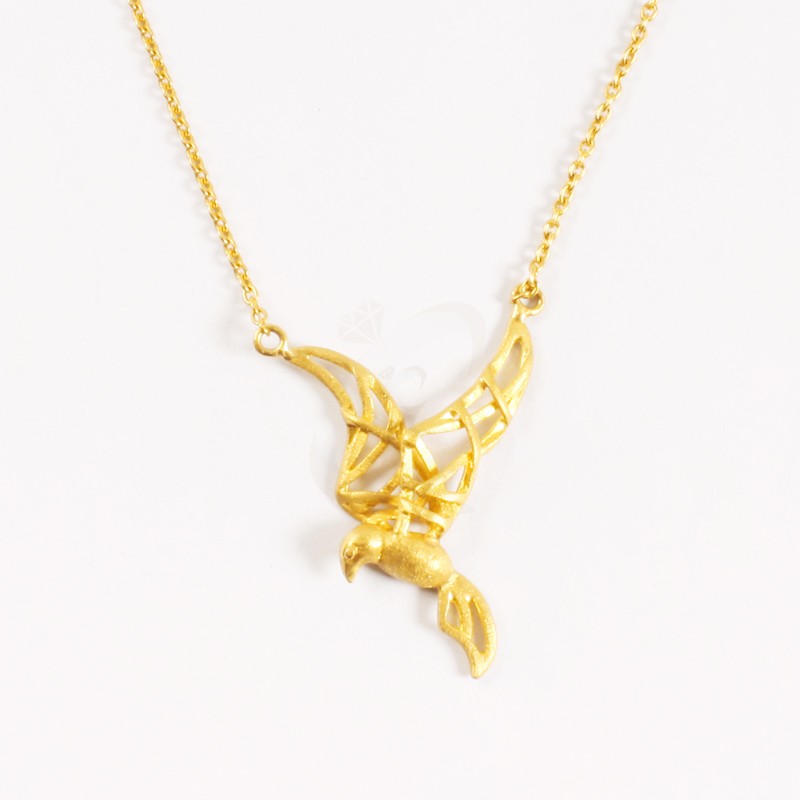 Goldlery 24K Gold 'Sanslip' Necklace weight 13.3 grams