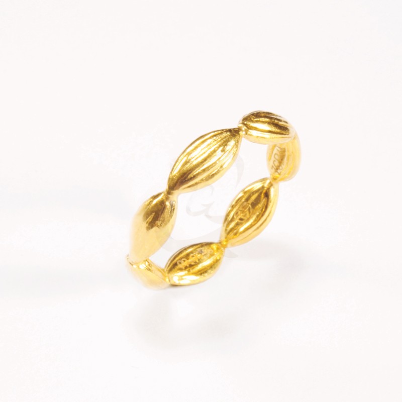 Goldlery 24K Gold 'Anna' Ring Size 52