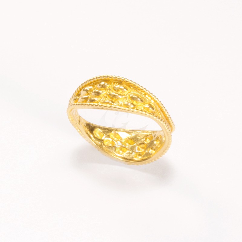 Goldlery 24K Gold 'Anna' Ring Size 52