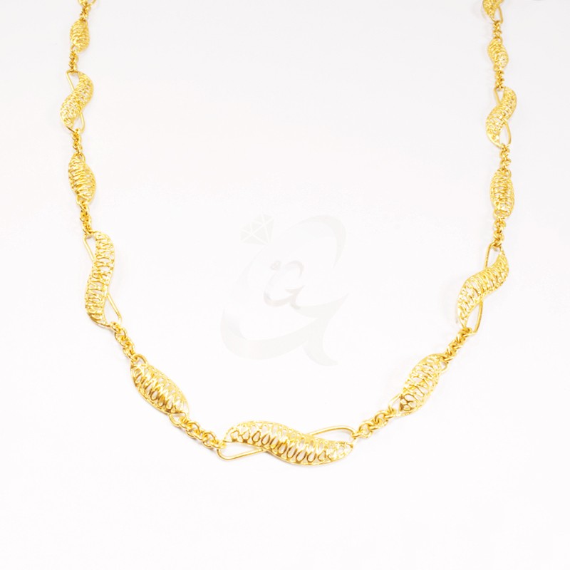 Goldlery 24K Gold 'Palin' Necklace