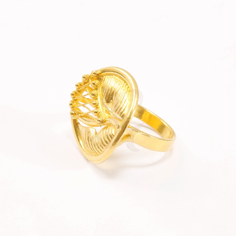Goldlery 24K Gold 'Baitong' Ring