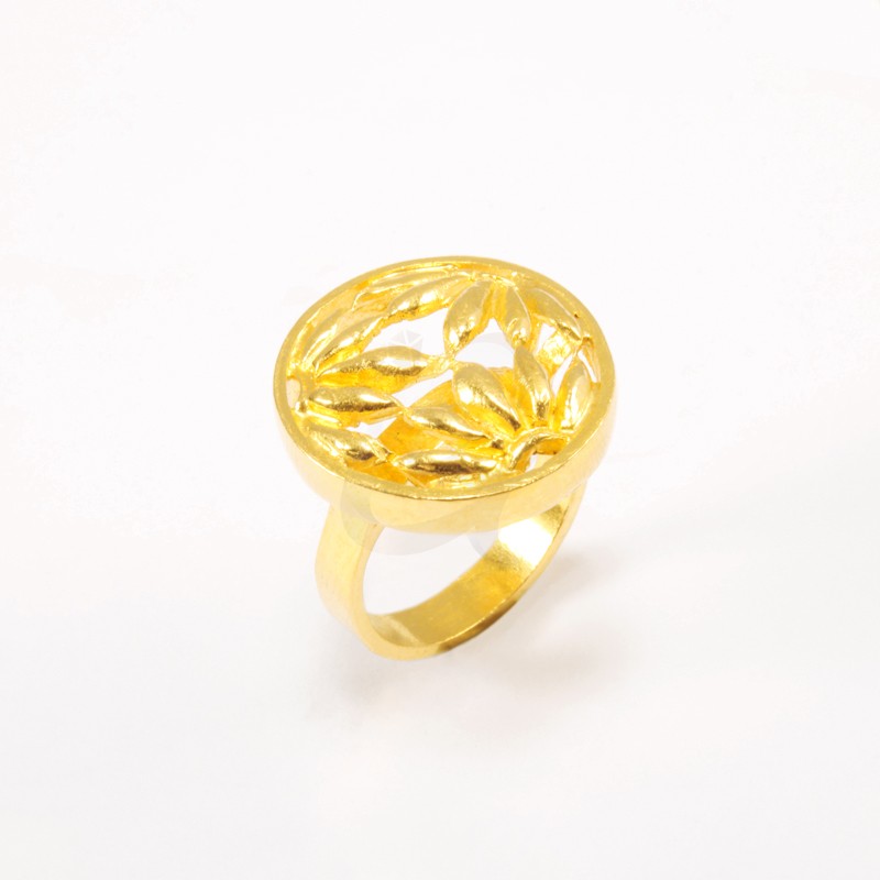 Goldlery 24K Gold 'Baitong' Ring