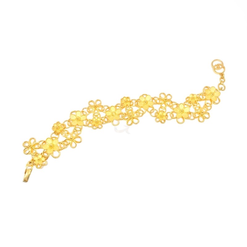 Goldlery 24K Gold 'Proud Malin' Design 01 Bracelet