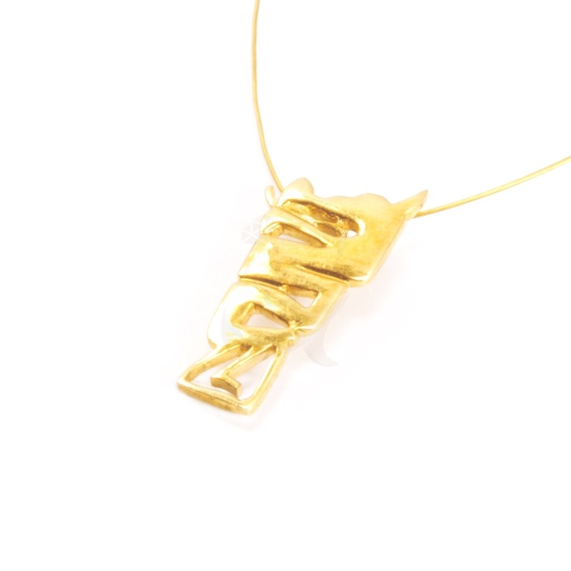 IRIS 18K Yellow Gold 'Dragon' Pendant
