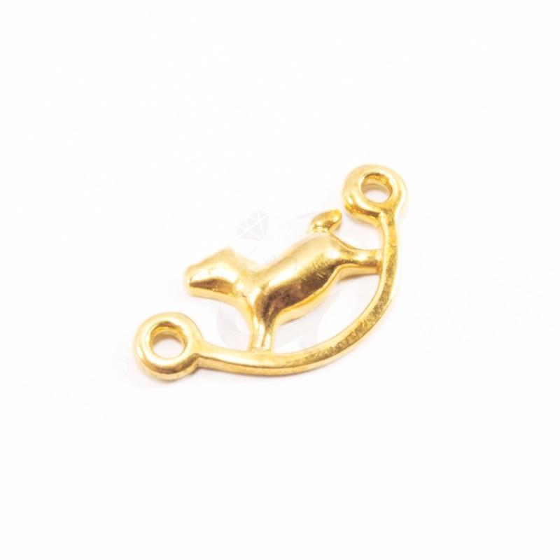 IRIS 18K Yellow Gold 'Animal' Pendant